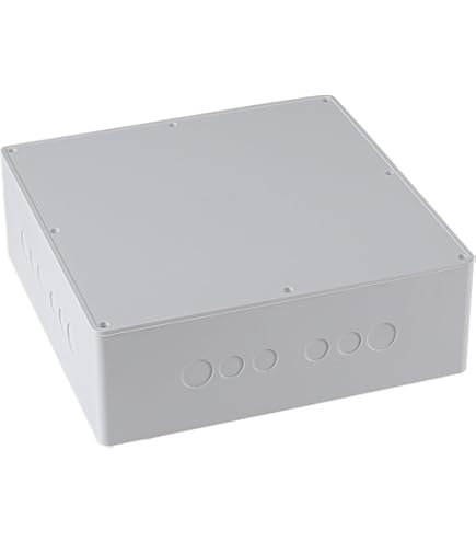 Hoffman A808CH Junction Box, NEMA 12, Hinged Cover, 8